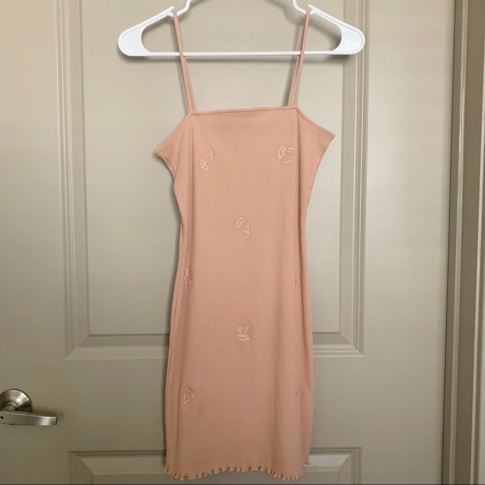 TopShop Pink Floral Mini Dress Sz 4